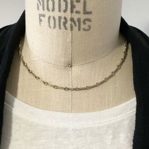 Vintage Goldtone Chain Choker Necklace